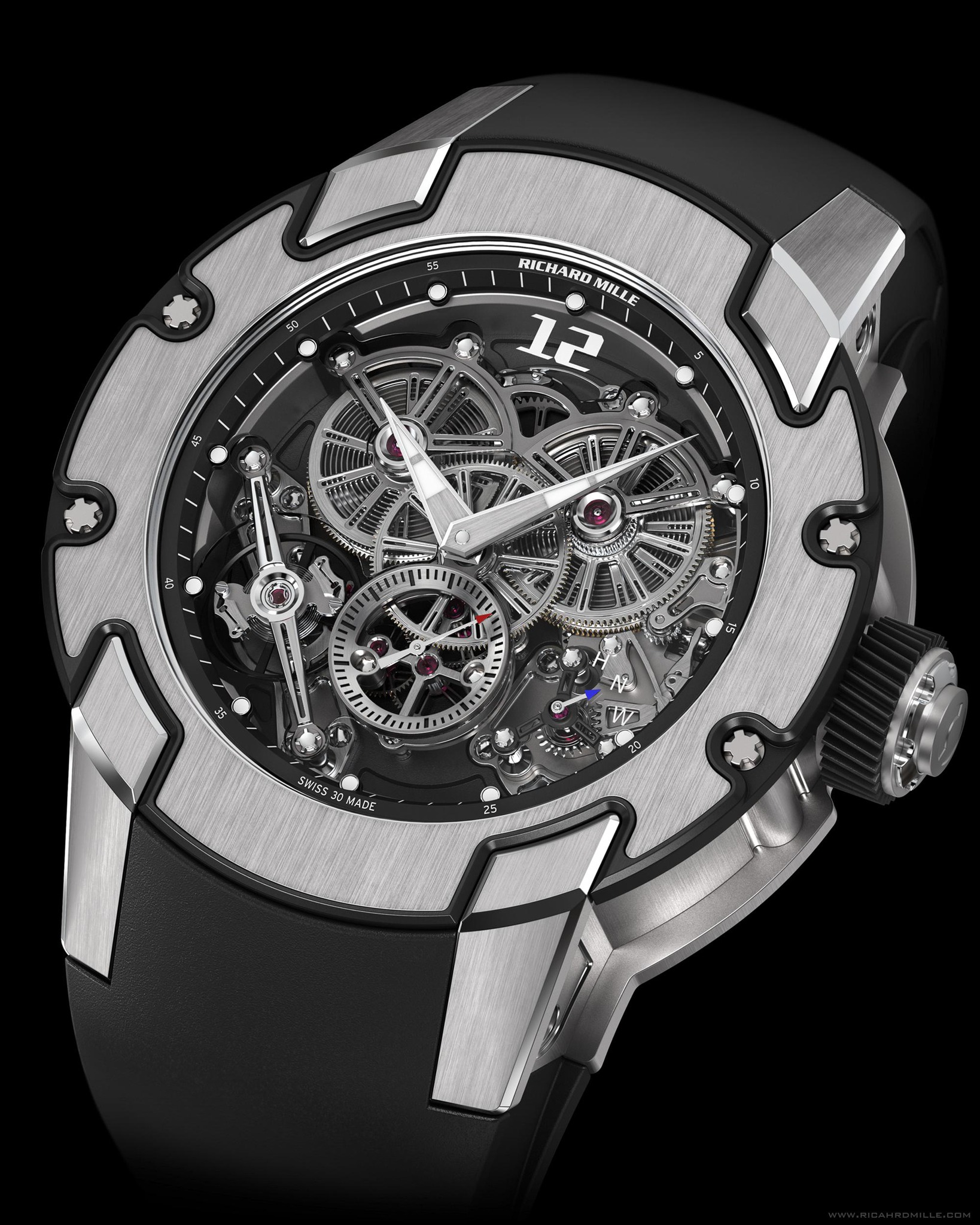 Replica Richard Mille RM 031 High Performance Titanium and Platinum Watch